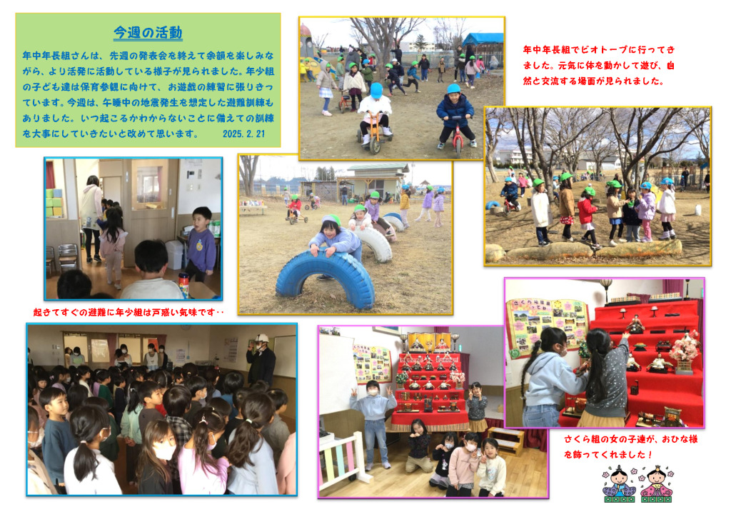 今週の活動0221のサムネイル