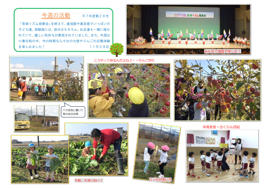 今週の活動1128のサムネイル